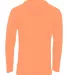 Badger Sportswear 4905 Tri-Blend Surplice Hooded L in Peach back view