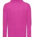Badger Sportswear 4905 Tri-Blend Surplice Hooded L in Hot pink heather front view