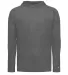 Badger Sportswear 4905 Tri-Blend Surplice Hooded L in Graphite heather front view