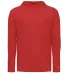 Badger Sportswear 4905 Tri-Blend Surplice Hooded L in Red front view