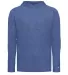 Badger Sportswear 4905 Tri-Blend Surplice Hooded L in Royal heather front view