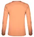 Badger Sportswear 4964 Women's Tri-Blend Long Slee in Peach back view