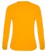 Badger Sportswear 4964 Women's Tri-Blend Long Slee in Gold heather back view