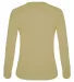 Badger Sportswear 4964 Women's Tri-Blend Long Slee in Vegas gold heather back view