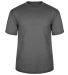 Badger Sportswear 2940 Youth Triblend T-Shirt in Graphite heather front view