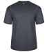 Badger Sportswear 2940 Youth Triblend T-Shirt in Navy heather front view