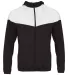 Badger Sportswear 2722 Youth Sprint Outer-Core Jac Black/ White front view