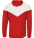 Badger Sportswear 2722 Youth Sprint Outer-Core Jac in Red/ white back view