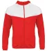 Badger Sportswear 2722 Youth Sprint Outer-Core Jac in Red/ white front view