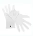 Badger Sportswear 1910 Essential Gloves White front view