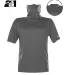 Badger Sportswear 1921 2B1 T-Shirt with Mask Graphite front view