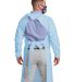 Badger Sportswear G0036S Level 1 Disposable Isolat Medical Blue back view