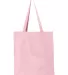 Q-Tees Q125300 14L Shopping Bag Light Pink front view