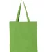 Q-Tees Q125300 14L Shopping Bag Lime front view