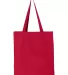 Q-Tees Q125300 14L Shopping Bag Red front view