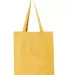 Q-Tees Q125300 14L Shopping Bag Yellow front view