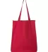 Q-Tees Q125400 27L Jumbo Shopping Bag Red front view