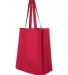 Q-Tees Q125400 27L Jumbo Shopping Bag Red side view