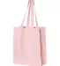 Q-Tees Q125400 27L Jumbo Shopping Bag Light Pink side view