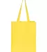 Q-Tees Q125400 27L Jumbo Shopping Bag Yellow back view