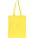 Q-Tees Q125400 27L Jumbo Shopping Bag Yellow front view
