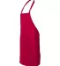 Q-Tees Q2010 Butcher Apron Red side view