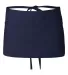 Q-Tees Q2115 Waist Apron with Pockets Navy front view