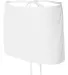 Q-Tees Q2115 Waist Apron with Pockets White side view