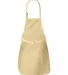 Q-Tees Q4350 Full-Length Apron with Pockets Natural back view