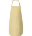 Q-Tees Q4350 Full-Length Apron with Pockets Natural front view