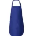 Q-Tees Q4350 Full-Length Apron with Pockets Royal front view