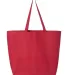 Q-Tees Q600 25L Jumbo Tote Red back view