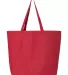 Q-Tees Q600 25L Jumbo Tote Red front view