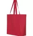 Q-Tees Q600 25L Jumbo Tote Red side view