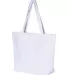 Q-Tees Q611 25L Zippered Tote White side view