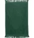 Q-Tees T100 Fringed Fingertip Towel Forest front view