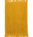 Q-Tees T100 Fringed Fingertip Towel Gold side view