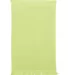 Q-Tees T100 Fringed Fingertip Towel Lime side view