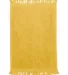 Q-Tees T100 Fringed Fingertip Towel Yellow side view