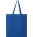 Q-Tees Q800 Promotional Tote Royal Blue back view