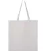 Q-Tees Q800 Promotional Tote White back view