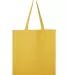 Q-Tees Q800 Promotional Tote Yellow back view