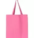 Q-Tees Q800 Promotional Tote Azalea front view