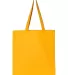 Q-Tees Q800 Promotional Tote Gold back view