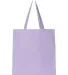 Q-Tees Q800 Promotional Tote Lavender front view