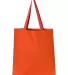 Q-Tees Q800 Promotional Tote Orange front view