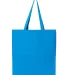 Q-Tees Q800 Promotional Tote Sapphire back view