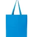 Q-Tees Q800 Promotional Tote Sapphire front view