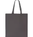 Q-Tees Q800 Promotional Tote Charcoal back view