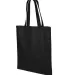 Q-Tees QTB Economical Tote in Black side view